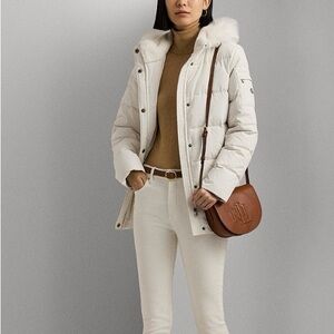 Ralph Lauren Women's White Puffer Jacket